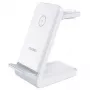 Choetech T608-F 3-in-1 Ladestation, 15 W, Weiß