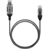 Goobay Ethernet-Kabel USB-A 3.0 auf RJ45 schlank 3 m – verbindet Router, Modem oder (74396)