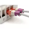 DIGITUS A-CC-MG Farbclips für Patchkabel, Magenta, 100 Stück