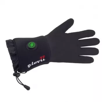 Beheizbare Handschuhe Glovii GLBM — Unisex Nylon/Polyester, batteriebetrieben, S-M, touchscreenfähig, atmungsaktiv, verstellbare Manschetten