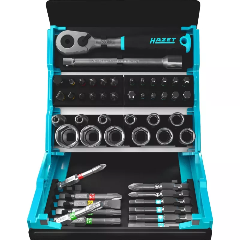 Hazet 2200SC-2 SmartCase Bit-Satz, 1/4", 50-teilig