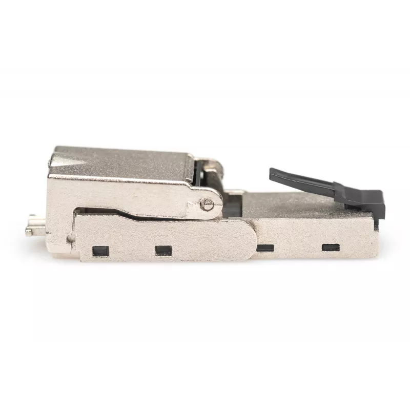 Digitus CAT 6A Feldkonfektionsstecker, biegsam, STP, mit Staubschutzkappe, DN-93636