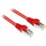 Sharkoon RJ-45 Cat6 S/FTP Patchkabel, 1 m, Rot