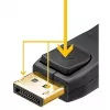 DisplayPort-Kabel Goobay 74755 1 m Schwarz