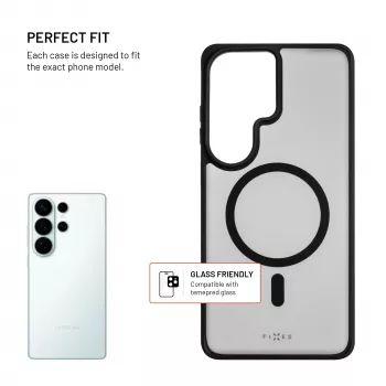 Fixed MagMisty | Rückseitenabdeckung | Samsung | Galaxy S26 Ultra | Polycarbonat/TPU | Schwarz