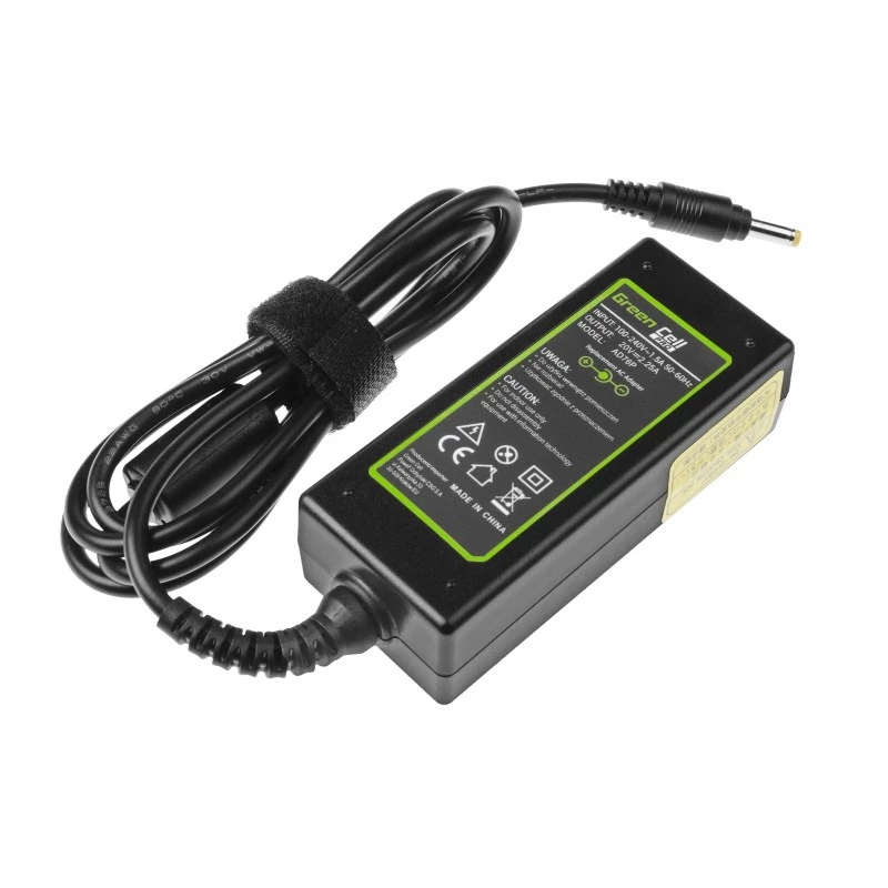 Netzteil Green Cell AD76P 45W für Lenovo Laptops, 20V 2,25A, AC-zu-DC, 100–240V Eingang, schwarz