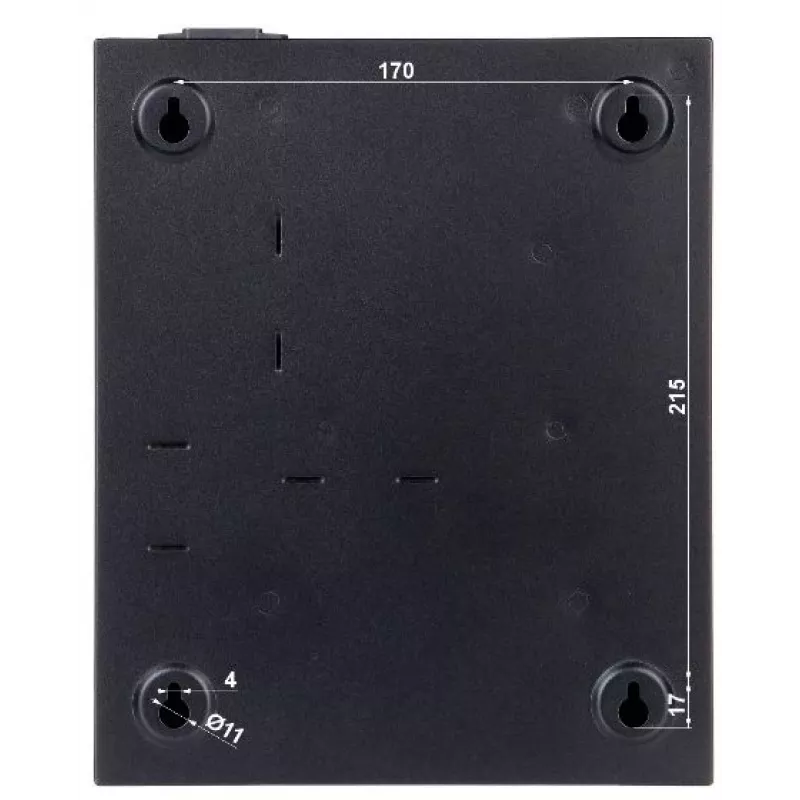 Zutrittscontroller Hikvision DS-K2804 — Schwarz, 237×285×69 mm