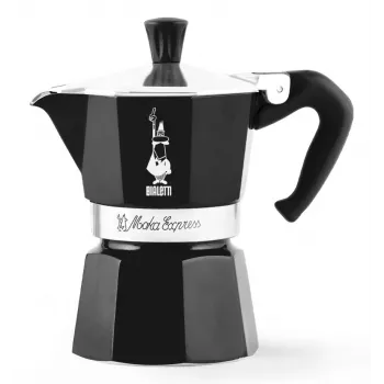 Bialetti Moka Express Moka-Kanne Schwarz