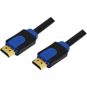 HDMI-Kabel LogiLink CHB1103 3m Typ A Standard Schwarz Blau