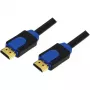 HDMI-Kabel LogiLink CHB1103 3m Typ A Standard Schwarz Blau