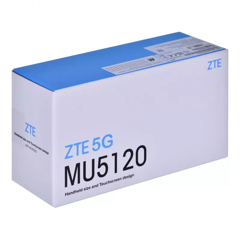 ZTE MU5120 mobiler 5G-WLAN-Hotspot-Router mit Wi-Fi 6, AX3600, 10000-mAh-Powerbank, USB-C, grau