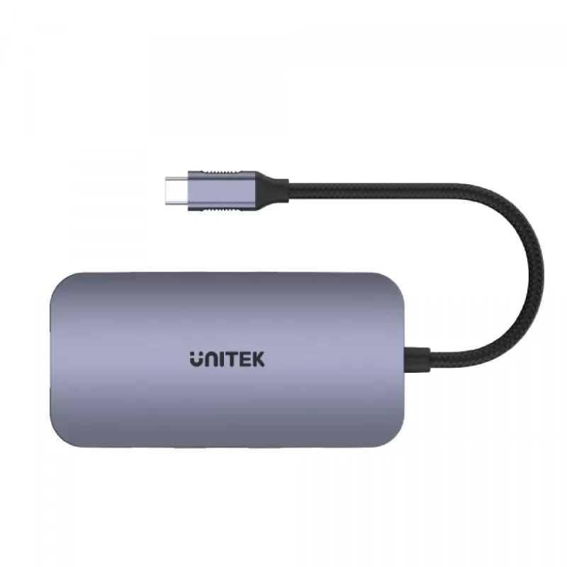UNITEK D1071A Interface Hub USB 3.0 SuperSpeed 5 Gb/s Silber