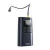 Baseus PrimeTrip VA1 tragbarer Reifenfüller, 75 W, 2-in-1 mit Taschenlampe und 6000-mAh-Powerbank, Schwarz
