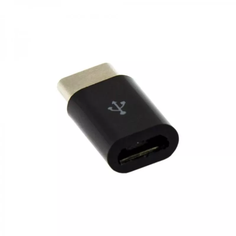Sbox Micro USB 2.0 F. -> TYPE C M. Schwarz AD.USB-C B