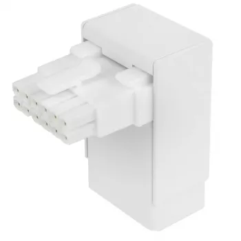 Adapter Kolink CP-12VHPWR-T2W 12V 2x6 90° Typ 2 weiß für PCI-Stromanschluss