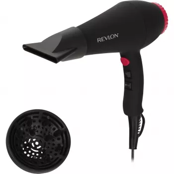 Haartrockner REVLON RVDR5251E 2000 W, ionisch, 3 Hitzestufen, 2 Geschwindigkeiten, Cool Shot — Schwarz/Pink