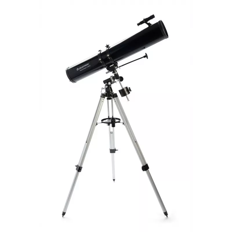 Celestron PowerSeeker 114EQ Refraktor 45x Schwarz