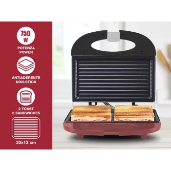 Toaster Beper P101TOS010, 2-Scheiben-Elektrotoaster mit einstellbarer Bräunungssteuerung
