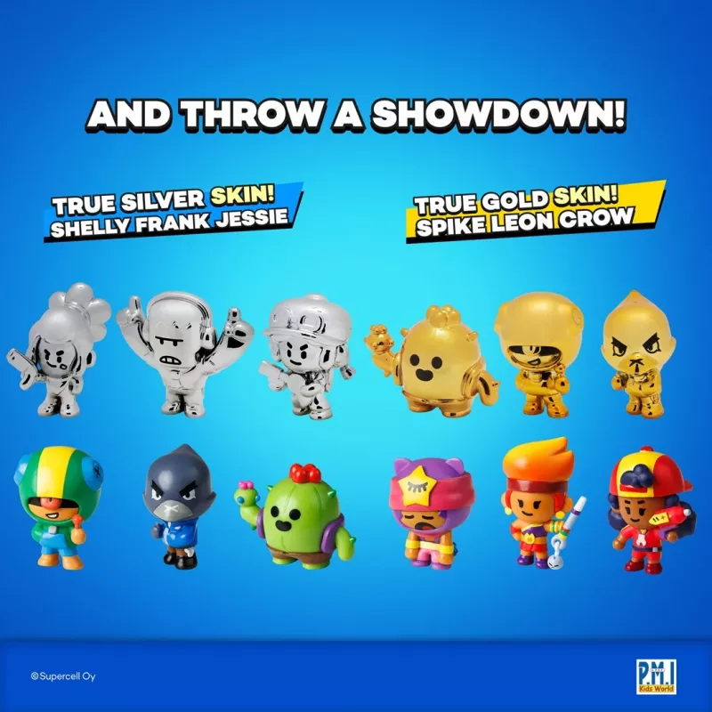 Brawl Stars S1 Figuren – 8er-Packung Deluxe-Box VER.B