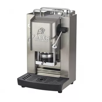 Faber Pro Inox Essential 3.0 Espressomaschine für E.S.E.-Pads, Edelstahl, satiniert matt