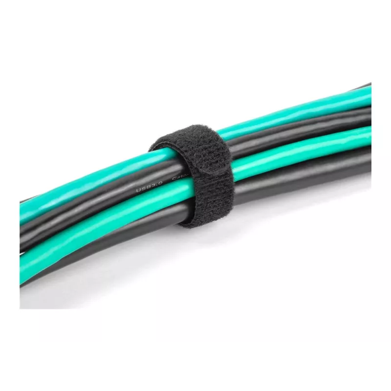 Klett-Kabelbinder DeLOCK 19010 150x12mm schwarz 10 Stück