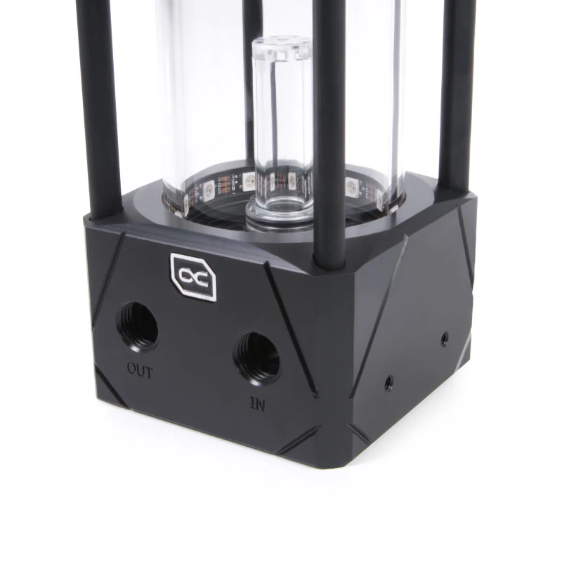 Alphacool Eisbecher Aurora D5 150 mm Ausgleichsbehälter inkl. VPP Apex D5 Pumpe, Acetal/Glas (13327)