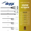 Akyga AK-U4-350 Ultimate 350 W ATX-Netzteil, 80 PLUS Bronze, aktive PFC, 120-mm-Lüfter