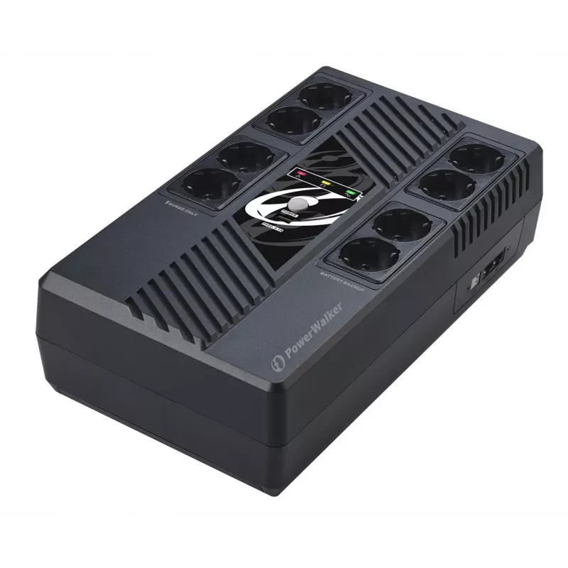 PowerWalker VI 800 MS FR USV (Unterbrechungsfreie Stromversorgung) Line-Interactive 0,8 kVA 480 W 8 AC-Steckdosen