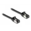 Netzwerkkabel DeLOCK RJ45-Kabel Stecker auf Stecker Cat.8.1 2 m schwarz