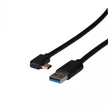 EFB-Elektronik USB 3.2 Gen1 5Gbit 3A Kabel, Typ-A-Stecker – Typ-C-Stecker 90°, 3 m Hersteller: EFB Elektronik (EBUSBC-USBC5GAK.3)