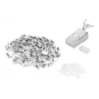 DIGITUS AK-219604-100 Modularstecker für Rundkabel, CAT6A, geschirmt, 100 Stück