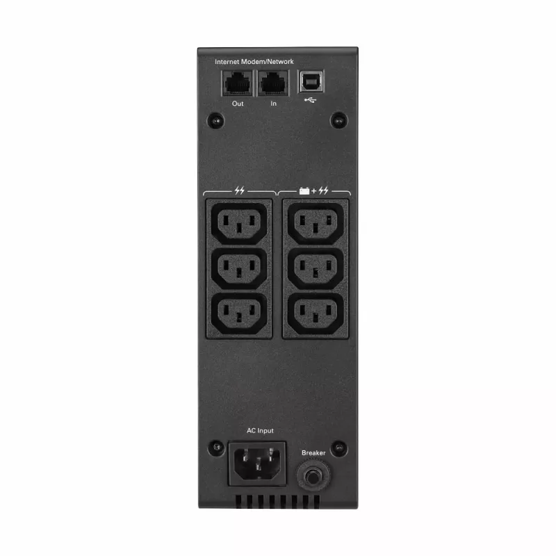 Eaton 5S 700i USV, Line-Interactive, 700 VA / 420 W, 6 AC-Ausgänge, USB, Tower, Schwarz