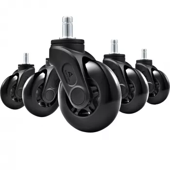 Rollen Sharkoon SW10 Schwarz PU-Kunststoff