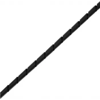 helos Spiralkabelschlauch, 4-50 mm, 10 m, Schwarz