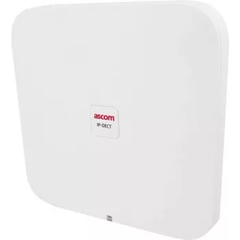 ASCOM IPBS3-A5 - IP DECT Access Point (4-Kanal | DECT GAP/CAP-Funkschnittstelle | Interne Antenne) - in Weiß (IPBS3-A5)