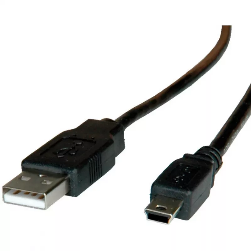 ROLINE USB 2.0 Kabel, Typ A - 5-Pin Mini 1,8m (11.02.8719)
