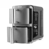 Ninja SL400EU Fritteuse Double 9,5 L 2470 W Heißluftfritteuse Schwarz, Grau