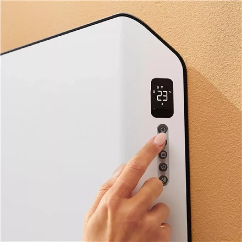 Duux | Edge 2000 Smart-Konvektorheizung | 2000 W | Geeignet für Räume bis 30 m² | Weiß | IP24