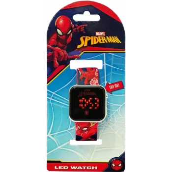Wristwatch LED with calendar Spiderman