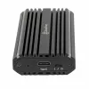SilverStone SST-MS13 M.2-SSD-Gehäuse, USB 3.2 Gen 2, RGB-LED-Statusanzeige, Schwarz
