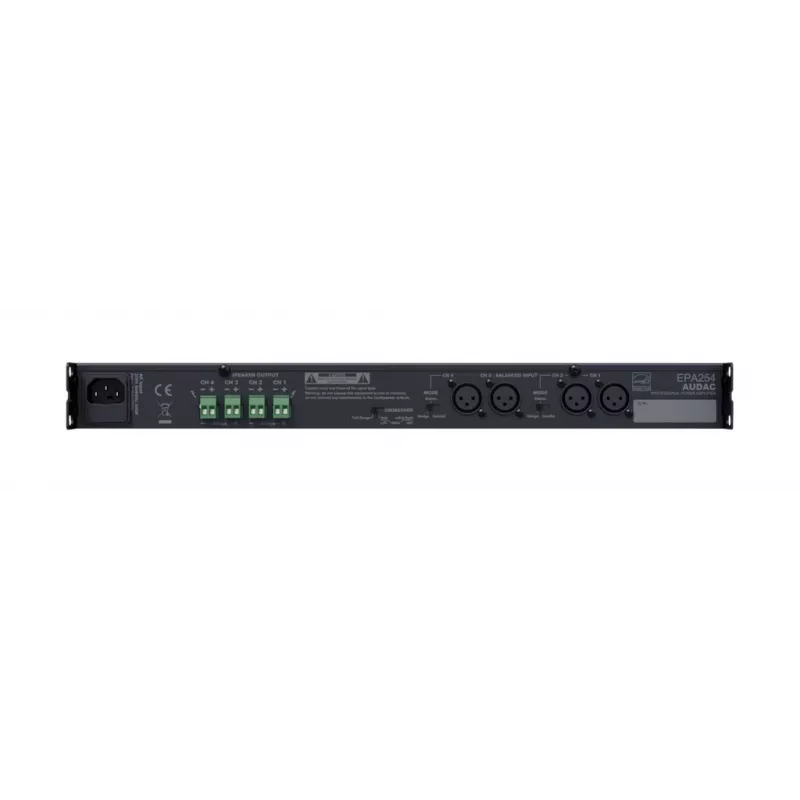 AUDAC EPA254 Audioverstärker, 4,0 Kanäle, schwarz