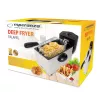Fritteuse ESPERANZA FALAFEL Single 3 L — Edelstahlbehälter, 2200 W, einstellbarer Thermostat