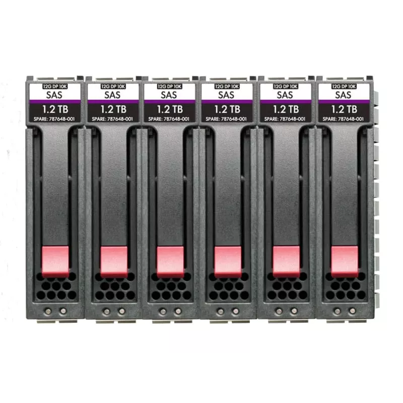 HPE MSA 14,4 TB (6 x 2,4 TB) 12G SAS 10K SFF Festplatten-Bundle (R0Q67A)