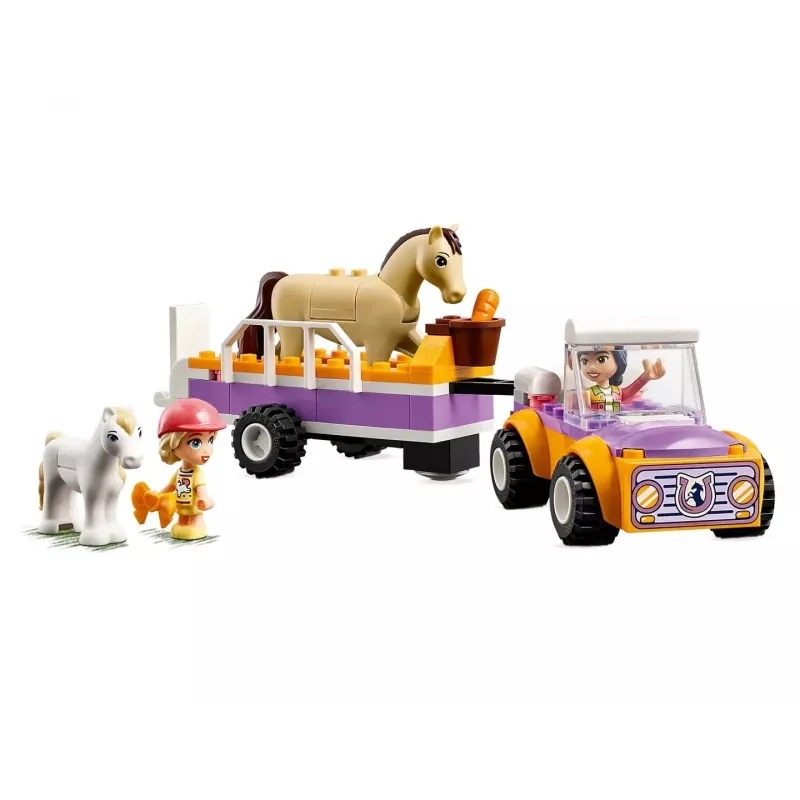 LEGO Friends Pferde- und Ponyanhänger-Tierspielzeug-Set 42634