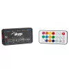 Akyga AK-CA-73 RGB-Lüftersteuerung mit Fernbedienung, 12 Anschlüsse (10 Lüfter + 2 LED-Streifen), Molex-Stromversorgung