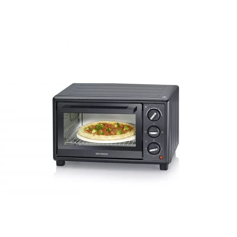 Elektrischer Minibackofen SEVERIN TO 2078 — 20 L Kapazität, 1600 W, schwarz, freistehend