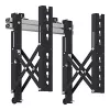 AG Neovo VWM-02 Videowand-Halterung, Push-to-Open, 2 Montagearme, für 42–65 Zoll (107–165 cm), max. 80 kg, VESA bis 400x400, Stahl, Schwarz
