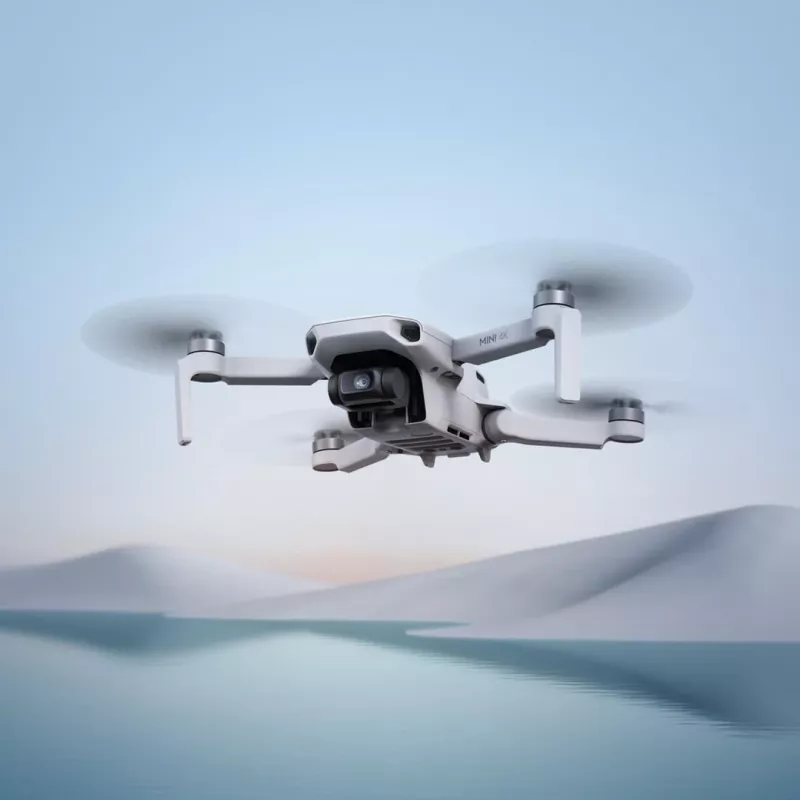 DJI Mini 4K Drohne, 12 MP, 4K 3840 x 2160, 31 Min. Flugzeit, Grau