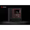 Savio Noctis Glass RGB Cube PC-Gehäuse, ATX/Micro-ATX/Mini-ITX, Front aus Hartglas, RGB-Lüfter, schwarz
