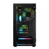 Computer-Gehäuse Logic Concept Portos Mini ARGB Micro ATX Schwarz